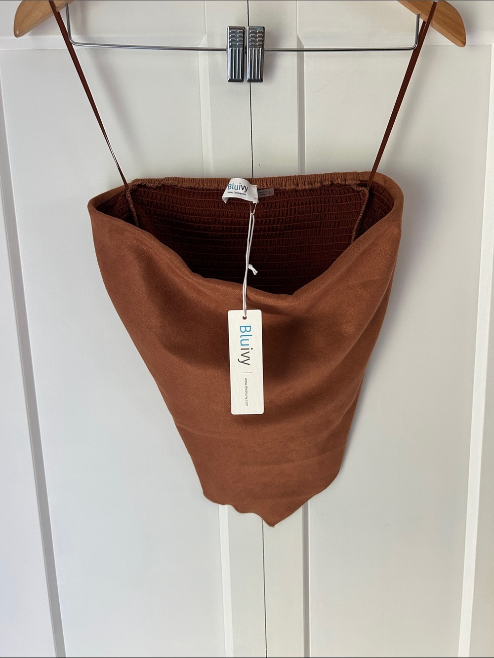 Bluivy Rust BrownTop- Size Large -NWTs